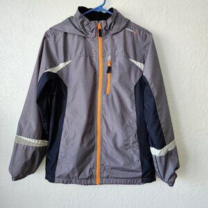 Boys London Fog Jacket Sz Large 14/16 Rain Snow Winter Hood Outdoors Hiking